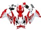 Blanc Rouge Noir Carénage Moto Suzuki GSXR 600 / GSXR 750 2008-2010