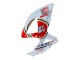 Blanc Rouge Motul Lucky Strike Carénage Moto Suzuki GSXR 600 / GSXR 750 2008-2010