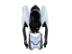 Blanc Noir Carénages Moto Suzuki GSXR 600 / GSXR 750 2008-2010