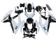 Blanc Noir Carénages Moto Suzuki GSXR 600 / GSXR 750 2008-2010