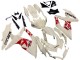 Crème Blanc Rouge Noir Carénage Moto Suzuki GSXR 600 / GSXR 750 2008-2010