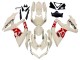 Crème Blanc Rouge Noir Carénage Moto Suzuki GSXR 600 / GSXR 750 2008-2010