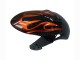 Noir Brillant Orange Flamme Carénage Moto Suzuki GSXR 600 / GSXR 750 2008-2010