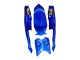 Bleu Fluorescent Vert Requin Carénage Moto Suzuki GSXR 600 / GSXR 750 2008-2010