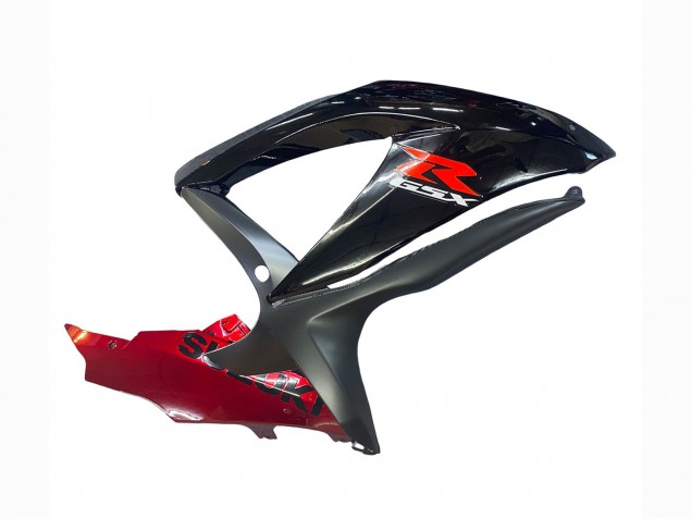 Rouge Noir Brillant Carénages Moto Suzuki GSXR 600 / GSXR 750 2008-2010