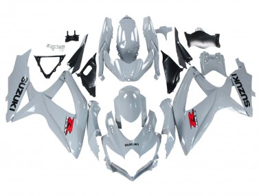 Gris Brillant Carénage Moto Suzuki GSXR 600 / GSXR 750 2008-2010 Pas Chère