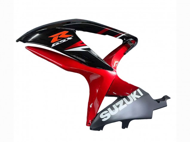 Rouge Noir Brillant Carénage Moto Suzuki GSXR 600 / GSXR 750 2008-2010