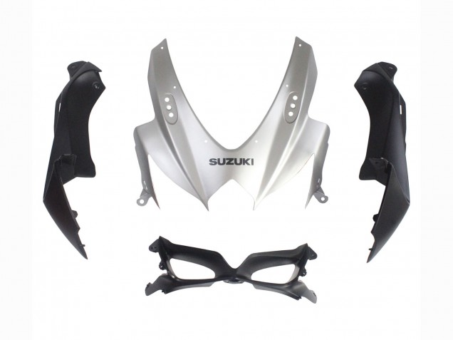 Argent Noir Mat Carénage Moto Suzuki GSXR 600 / GSXR 750 2008-2010
