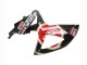 Noir Brillant Rouge Blanc Motul Lucky Strike Carénage Moto Suzuki GSXR 600 / GSXR 750 2008-2010