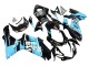 Noir Brillant Bleu Clair Carénage Moto Suzuki GSXR 600 / GSXR 750 2011-2024