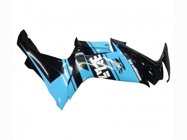 Noir Brillant Bleu Clair Carénage Moto Suzuki GSXR 600 / GSXR 750 2011-2024