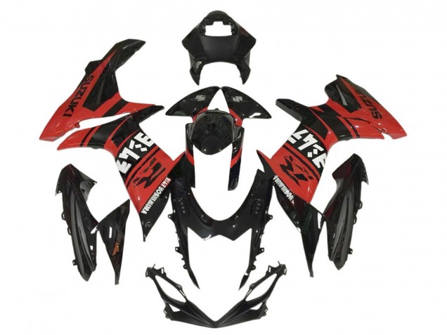 Bleu Blanc Noir Carénages Moto Suzuki GSXR 600 / GSXR 750 2011-2024