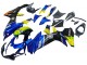 Bleu Jaune Carénage Moto Suzuki GSXR 600 / GSXR 750 2011-2024