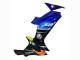 Bleu Jaune Carénage Moto Suzuki GSXR 600 / GSXR 750 2011-2024