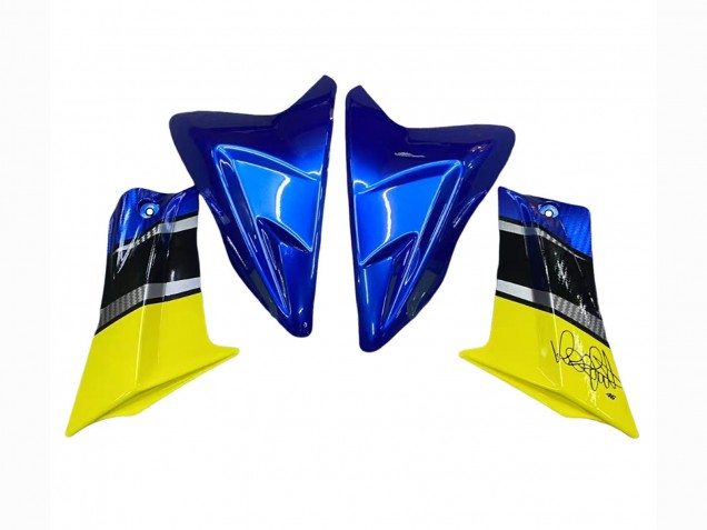 Bleu Jaune Carénage Moto Suzuki GSXR 600 / GSXR 750 2011-2024