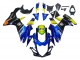 Bleu Jaune Carénage Moto Suzuki GSXR 600 / GSXR 750 2011-2024