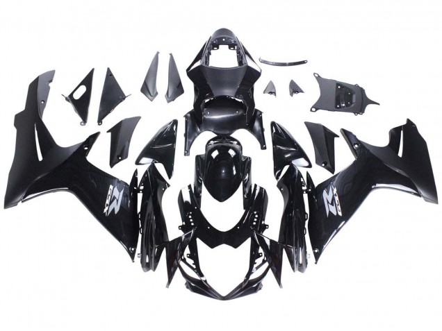 Noir Brillant Noir Mat Blanc Décalque Carénage Moto Suzuki GSXR 600 / GSXR 750 2011-2024