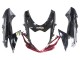 Rouge Noir Brillant Kits Carénages Moto ABS Suzuki GSXR 600 / GSXR 750 2011-2024