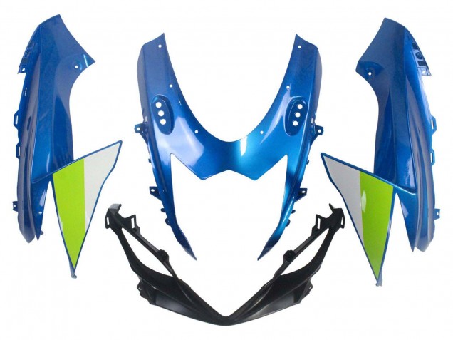 Bleu Rouge Carénage Moto Suzuki GSXR 600 / GSXR 750 2011-2024