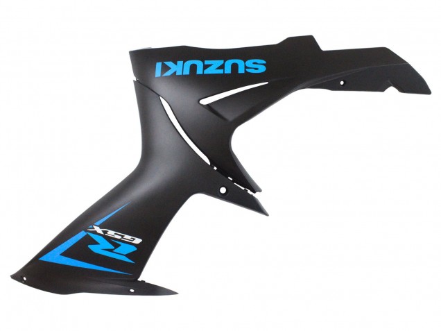 Bleu Noir Mat Carénages Moto Suzuki GSXR 600 / GSXR 750 2011-2024