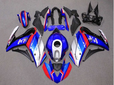 Bleu Argent Rouge Noir Castrol Carénage Moto Yamaha YZF R3/R25 2015-2018 Pas Chère