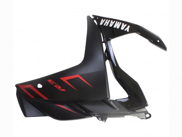 Noir Brillant Noir Mat Rouge Carénage Moto Yamaha YZF R3/R25 2015-2018