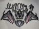 Noir Brillant Noir Mat Rouge Carénage Moto Yamaha YZF R3/R25 2015-2018