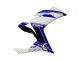 Blanc Bleu Noir Courses Carénage Moto Yamaha YZF R3/R25 2015-2018