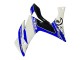 Blanc Bleu Noir Courses Carénage Moto Yamaha YZF R3/R25 2015-2018