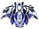Blanc Bleu Noir Yamalube Carénage Moto Yamaha YZF R3/R25 2015-2018