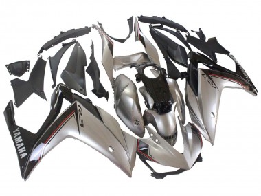 Argent Noir Carénage Moto Yamaha YZF R3/R25 2015-2018 Pas Chère