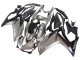 Argent Noir Carénage Moto Yamaha YZF R3/R25 2015-2018