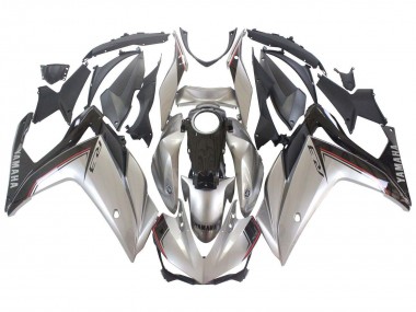 Argent Noir Carénage Moto Yamaha YZF R3/R25 2015-2018 Pas Chère