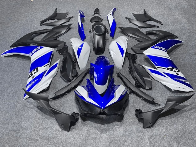 Blanc Bleu Carénage Moto Yamaha YZF R3/R25 2015-2018