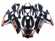 Bleu Orange Argent Yamalube Carénage Moto Yamaha YZF R3/R25 2015-2018