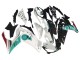 Blanc Vert Noir Brillant Carénage Moto Yamaha YZF R3/R25 2015-2018