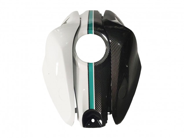 Blanc Vert Noir Brillant Carénage Moto Yamaha YZF R3/R25 2015-2018
