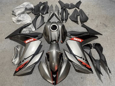 Argent Rouge Noir Courses Carénage Moto Yamaha YZF R3/R25 2015-2018 Pas Chère