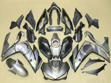 Gris Noir Carénage Moto Yamaha YZF R3/R25 2015-2018 Pas Chère