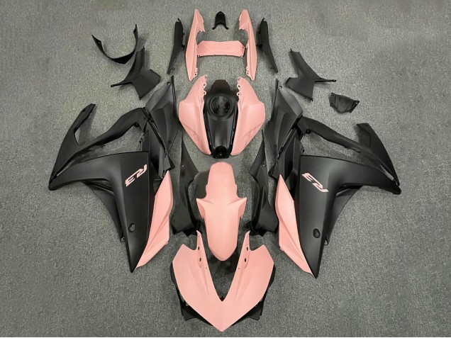 Rose Noir Mat Carénage Moto Yamaha YZF R3/R25 2015-2018