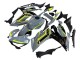 Nardo Gris Jaune Néon Noir Carénage Moto Yamaha YZF R3/R25 2015-2018
