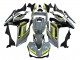 Nardo Gris Jaune Néon Noir Carénage Moto Yamaha YZF R3/R25 2015-2018