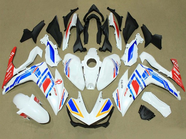 Blanc Bleu Rouge Yamalube Carénage Moto Yamaha YZF R3/R25 2015-2018