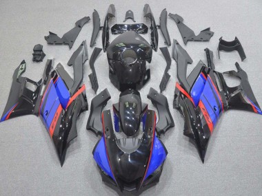 Bleu Rouge Noir Brillant Carénage Moto Yamaha YZF R3/R25 2015-2018 Pas Chère