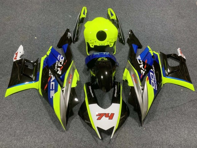 Jaune Blanc Argent Bleu Noir Brillant Carénage Moto Yamaha YZF R3/R25 2015-2018