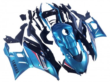 Bleu Noir Carénages Moto Yamaha YZF R3/R25 2019-2021 Pas Chère