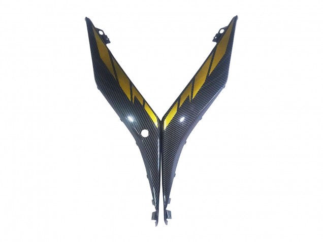 Or Noir Fibre de Carbone Carénage Moto Yamaha YZF R3/R25 2019-2021