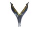 Or Noir Fibre de Carbone Carénage Moto Yamaha YZF R3/R25 2019-2021