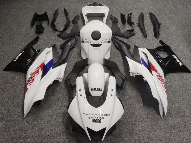 Blanc Rouge Bleu Noir Fibre de Carbone 1919 Carénage Moto Yamaha YZF R3/R25 2019-2021