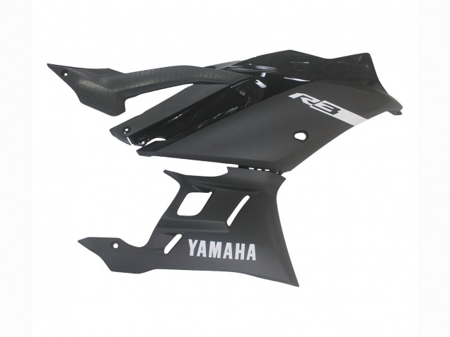 Noir Mat Argent Carénage Moto Yamaha YZF R3/R25 2019-2021